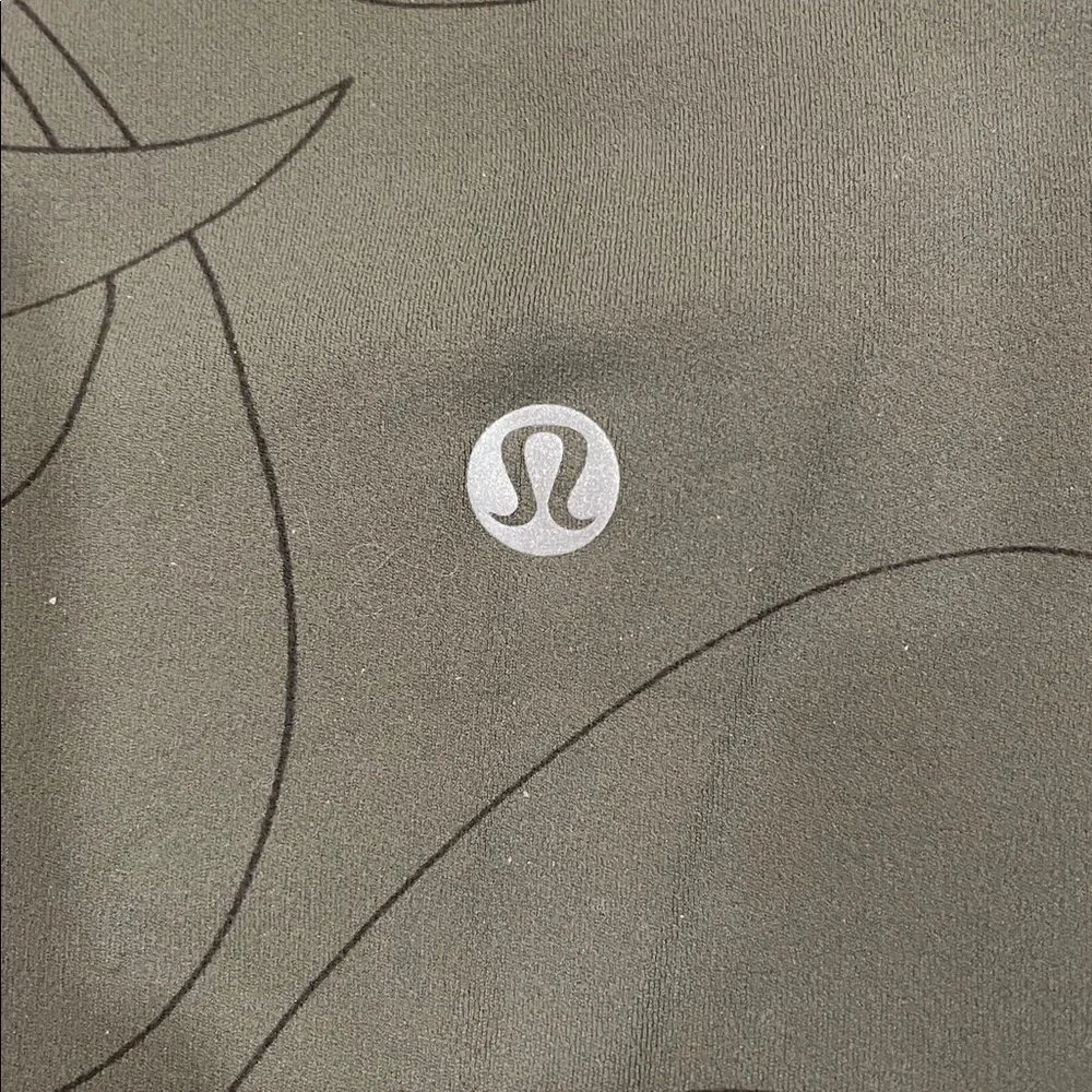 Lululemon green high rise leggings